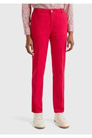 United Colors Of Benetton Kadın / Kız Kırmızı Pantolon (Model Kodu: 124A4Gd7Df061 )