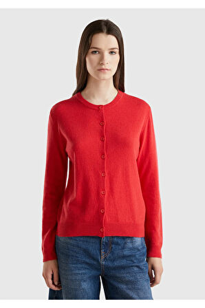 United Colors Of Benetton Kadın / Kız Bordo Hırka (Model Kodu: 124A1035D5012 )