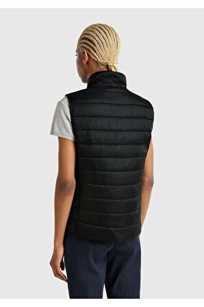 Benetton Kadın Siyah Yelek