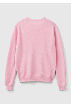 United Colors Of Benetton Kadın / Kız Pembe Kazak (Model Kodu: 124A1002D1K01 )