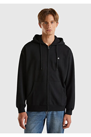 United Colors Of Benetton Erkek Siyah Sweatshırt (Model Kodu: 124A342Zu500P )