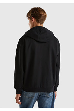 United Colors Of Benetton Erkek Siyah Sweatshırt (Model Kodu: 124A342Zu500P )