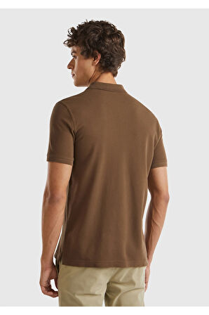 United Colors Of Benetton Erkek Kahverengi Tişört (Model Kodu: 124A3089J3179 )