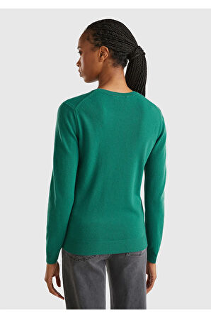 United Colors Of Benetton Kadın / Kız Haki Kazak (Model Kodu: 124A1002D1K01 )