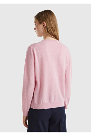 United Colors Of Benetton Kadın / Kız Pembe Hırka (Model Kodu: 124A1002D5485 )