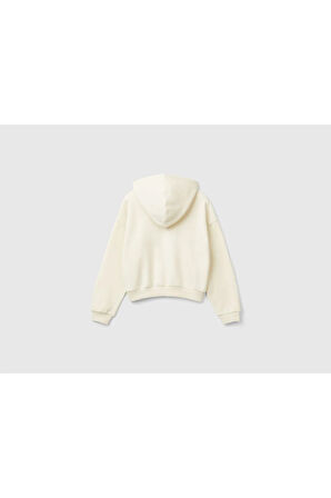 United Colors Of Benetton Kadın / Kız Ekru Sweatshırt (Model Kodu: 39M2C203W )