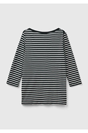 United Colors Of Benetton Kadın / Kız Siyah Tişört (Model Kodu: 124A30Yse16A1 )
