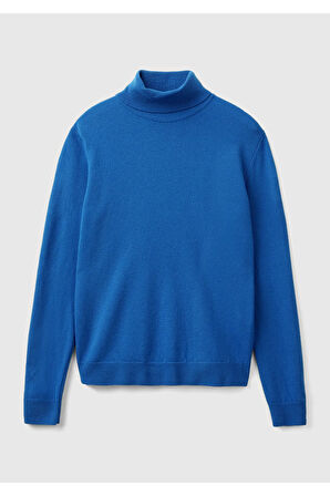 United Colors Of Benetton Kadın / Kız Mavi Kazak (Model Kodu: 124A1002D2348 )