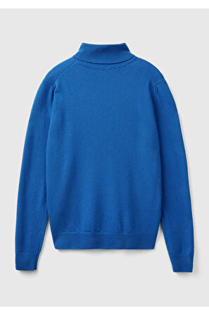 United Colors Of Benetton Kadın / Kız Mavi Kazak (Model Kodu: 124A1002D2348 )