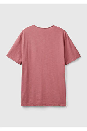 United Colors Of Benetton Erkek Pembe Tişört (Model Kodu: 3Je1J19A5 )
