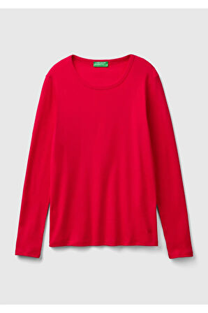 United Colors of Benetton Kadın Kırmızı Tişört Model Kodu: 123A3GA2E16F9