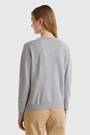United Colors Of Benetton Kadın / Kız Gri Hırka (Model Kodu: 124A1002D5485 )
