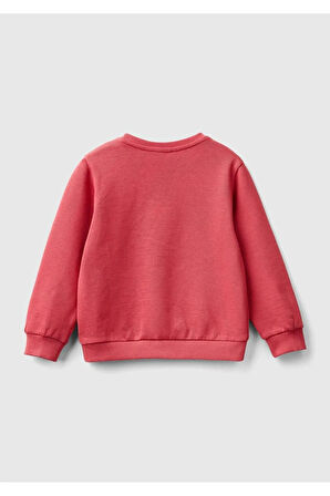 United Colors Of Benetton Kadın / Kız Pembe Sweatshırt (Model Kodu: 3J68G10Fu )