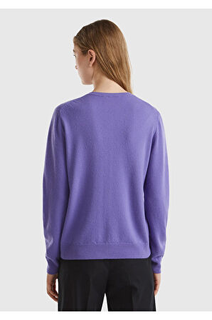 United Colors Of Benetton Kadın / Kız Mor Hırka (Model Kodu: 124A1002D5485 )