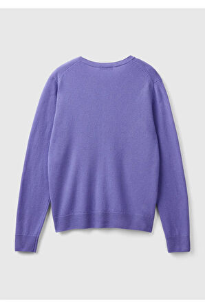 United Colors Of Benetton Kadın / Kız Mor Hırka (Model Kodu: 124A1002D5485 )