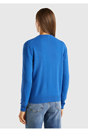 United Colors Of Benetton Kadın / Kız Mavi Hırka (Model Kodu: 124A1002D5485 )