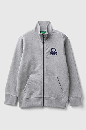 Erkek Çocuk Sweatshirt - Gri Melanj | 6-7