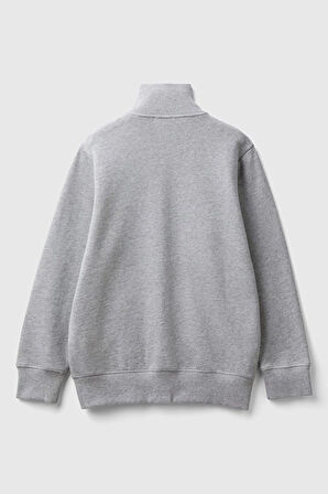 Erkek Çocuk Sweatshirt - Gri Melanj | 6-7