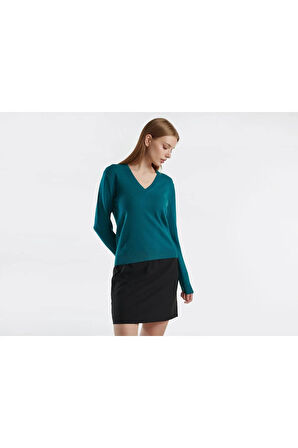 United Colors Of Benetton Kadın / Kız Yeşil Kazak (Model Kodu: 124A1002D4488 )