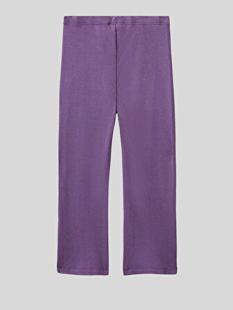 Benetton Kız Çocuk İspanyol Paça Tayt 1-6 Yaş Mor