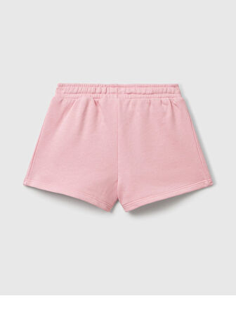 Benetton Kız Çocuk Şort 1-6 Yaş Pembe