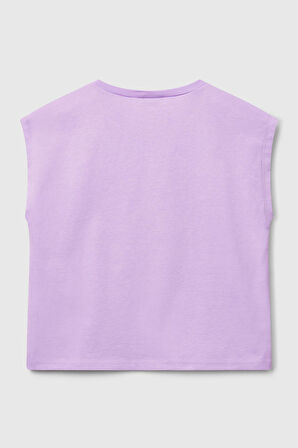 United Colors of Benetton Kız Çocuk Tişört 3JERC10PB