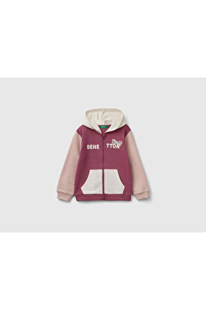 United Colors Of Benetton Kadın / Kız Pembe Sweatshırt (Model Kodu: 39M2G503G )