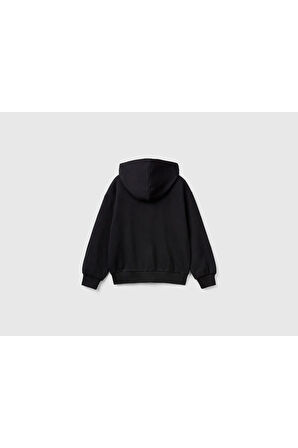 United Colors Of Benetton Kadın / Kız Siyah Sweatshırt (Model Kodu: 39M2C504F )