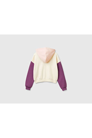 United Colors Of Benetton Kadın / Kız Ekru Sweatshırt (Model Kodu: 39M2C203W )