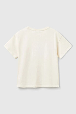 United Colors Of Benetton Kız Çocuk T Shirt 3I1XC10NY