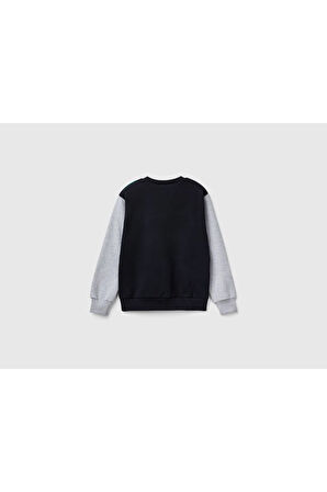 United Colors Of Benetton Erkek Yeşil Sweatshırt (Model Kodu: 3Eb5C10Ks )
