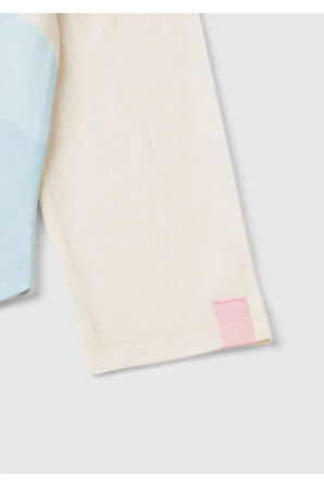 United Colors Of Benetton Kadın / Kız Ekru Tişört (Model Kodu: 3Atng10H8 )