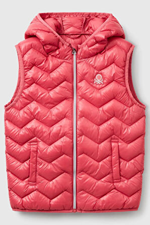 United Colors of Benetton Kız Çocuk Yelek Pembe 21INCJ00Q