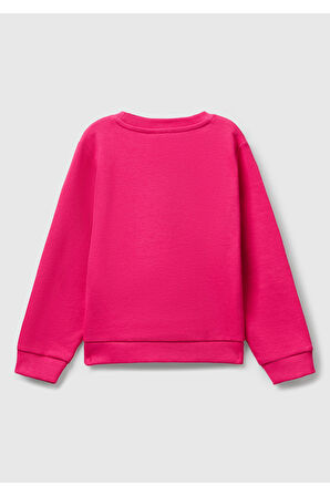 Benetton Kız Bebek Fuşya Sweatshırt