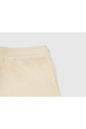 United Colors Of Benetton Kadın / Kız Ekru Pantolon (Model Kodu: 4Dzbgf01E )