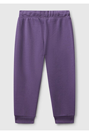 Benetton Kız Bebek Mor Eşofman Altı