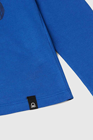 Erkek Çocuk Bnt Uzun T-Shirt - Mavi | 10-11