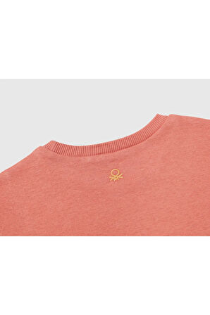 United Colors Of Benetton Kadın / Kız Pembe Sweatshırt (Model Kodu: 124A39M2G10Gd )