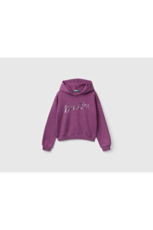United Colors Of Benetton Kadın / Kız Pembe Sweatshırt (Model Kodu: 39M2C203W )