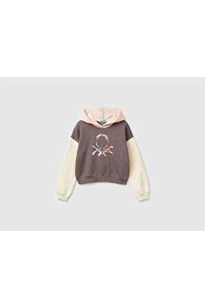 United Colors Of Benetton Kadın / Kız Antrasit Sweatshırt (Model Kodu: 39M2C203W )