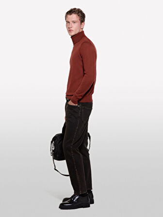 Yün Karışımlı Slim Fit Kazak Erkek 1M6 Kazak - 324A11BAS200A