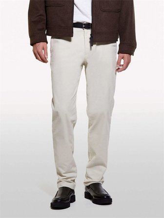 Pamuk Karışımlı Dar Kesim Cepli Kadife Chino Pantolon Erkek 0L8 Pantolon - 324A41ZNSF04R