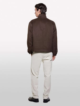 Pamuk Karışımlı Dar Kesim Cepli Kadife Chino Pantolon Erkek 0L8 Pantolon - 324A41ZNSF04R
