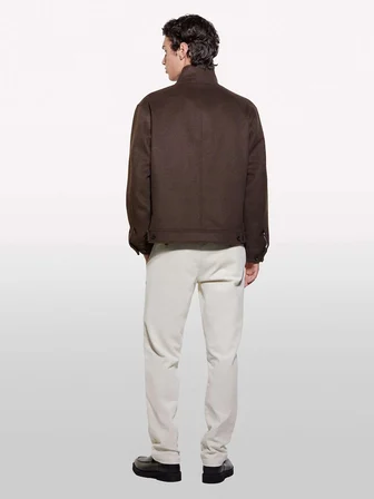Pamuk Karışımlı Dar Kesim Cepli Kadife Chino Pantolon Erkek 0L8 Pantolon - 324A41ZNSF04R