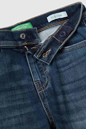 Erkek Çocuk Denim Pantolon - Mavi | 7-8