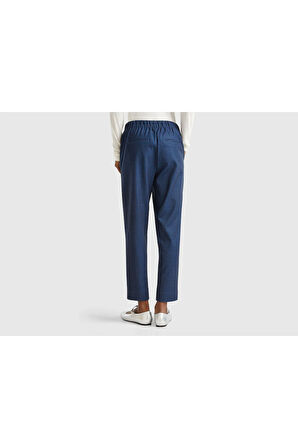 United Colors Of Benetton Kadın / Kız Lacivert Pantolon (Model Kodu: 4Gevdf01U )