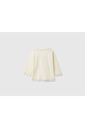 United Colors Of Benetton Erkek Lacivert Tişört (Model Kodu: 3Atng10G6 )
