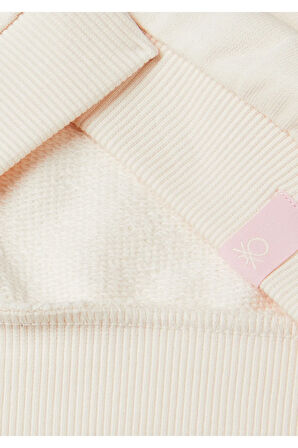 United Colors Of Benetton Kadın / Kız Ekru Sweatshırt (Model Kodu: 3J68G10H7 )