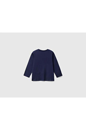 United Colors Of Benetton Erkek Hardal Sarısı Tişört (Model Kodu: 3Atng10G7 )