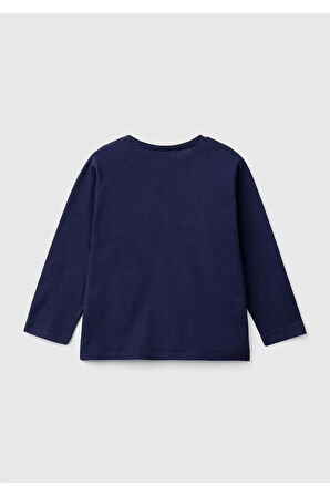 United Colors Of Benetton Erkek Hardal Sarısı Tişört (Model Kodu: 3Atng10G7 )